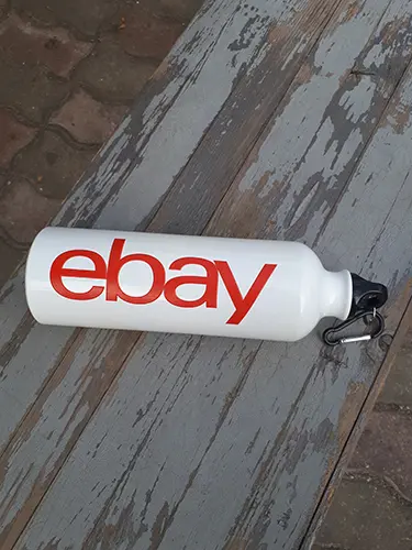 УФ печать логотипа на бутылке для бега